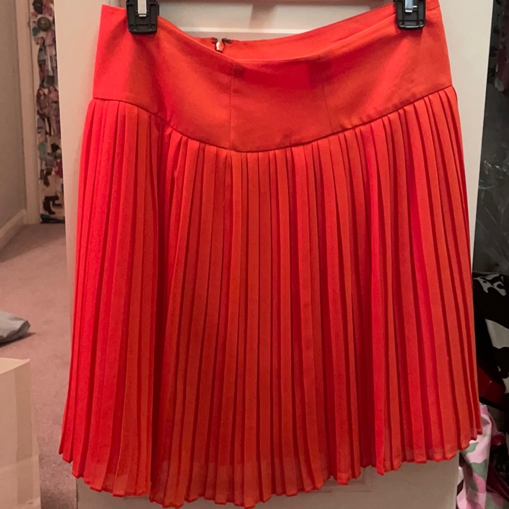 LOFT ORANGE SKIRT